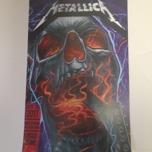 Metallica concert poster